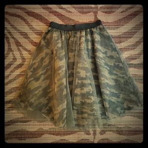 Freckles - Camo Tulle Skirt